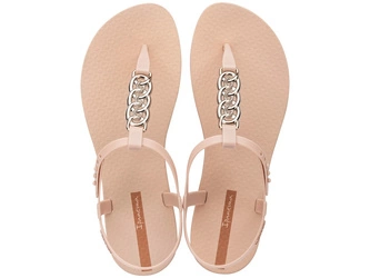 Ipanema Sandal Class Damen-Flip-Flops in Hellbeige mit Gold