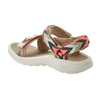 Lee Cooper Damen-Sandalen mit Klettverschluss für den Sommer und den Strand, Hellbeige
