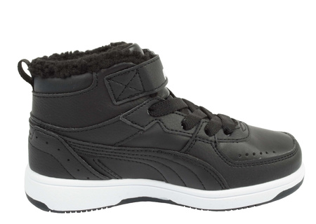 Buty dziecięce zimowe Puma Rebound Joy [375479 01] schwarz.