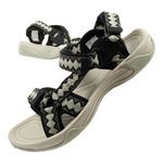 CMP Hamal Damen-Sandalen mit Klettverschluss, Trekkingsohle, Grün