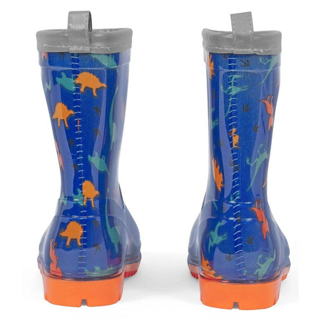 Perletti Cool Kids Dinosaur Kinder-Gummistiefel [15647], Marineblau.