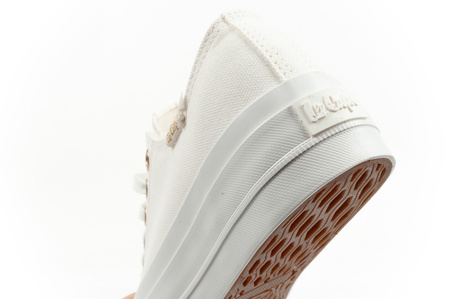 Lee Cooper Damen-Sneaker Plateau Weiß – Bequem