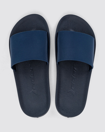 Rider Herren-Flip-Flops mit sportlichem Design, bequeme schwarze Hausschuhe