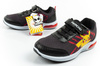 Leomil Kinder-Sportschuhe, leichte Pokémon-Sneaker mit Klettverschluss und LED-Beleuchtung, Schwarz