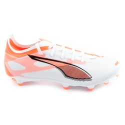 Puma Ultra 5 Match FG/AG Fußballschuhe, Firm Ground, Weiß/Orange