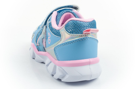 Leomil Kinder-Sportschuhe Stitch Leichte Sneaker mit Klettverschluss und LED-Beleuchtung, Blau
