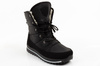 Progress Damen-Winterstiefel, Schwarz, Gefüttert, Lammfellfutter