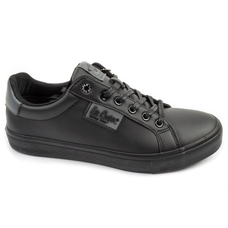 Lee Cooper Herren-Sneaker, modisch, Schwarz