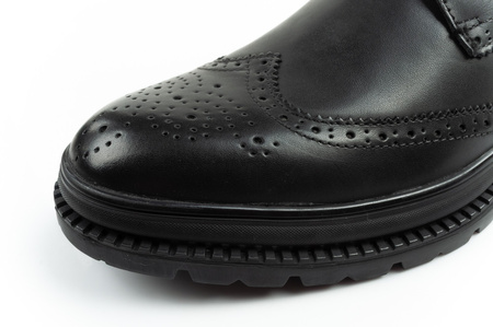 Lee Cooper Herren Chelsea Boots, elegante Lederstiefeletten, Schwarz