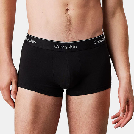Calvin Klein Herren-Boxershorts (3er-Pack) – modisch, aus Baumwolle, in Grün, Grau und