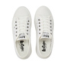 Lee Cooper Damen-Plateau-Sneaker in Weiß mit Schnürung