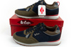 Lee Cooper Herren-Sneaker, modisch, bequem, strapazierfähig, Marineblau, Khaki