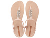 Ipanema Sandal Class Damen-Flip-Flops in Hellbeige mit Gold