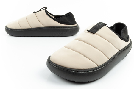 Crocs Classic Puff Moc Hausschuhe für Herren, Beige