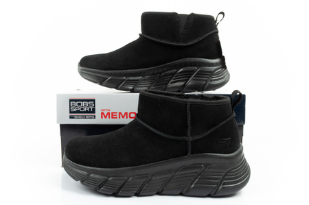 Skechers Damen-Winterstiefel – Isolierte Lederstiefeletten
