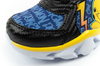 Leomil Kinder-Sportschuhe, leichte Pokémon-Sneaker mit Klettverschluss und LED-Beleuchtung, Schwarz und Gelb