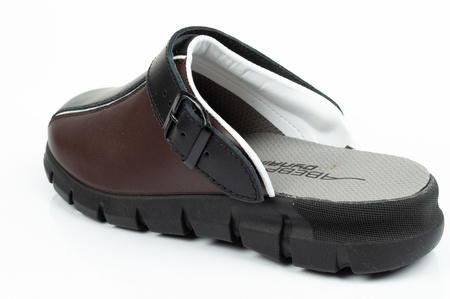 Clogs Flip-Flops medizinische Schuhe Abeba Leder [57315]
