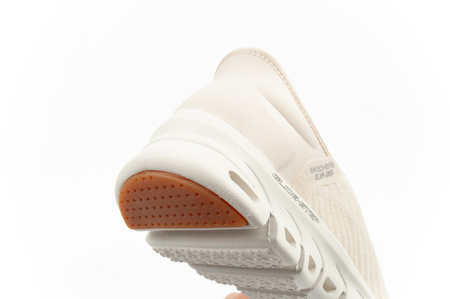 Skechers Glide-Step Damen-Sneaker, bequeme Slipper in Ecru