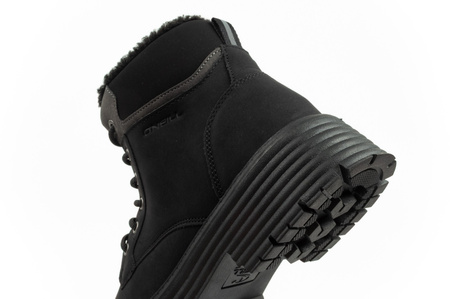 O'Neill Damen Winter-Wanderstiefel, gefütterte Stiefeletten, modisches Schwarz