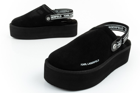 Karl Lagerfeld Thermoschuhe isolierte Slipper Pantoletten mit Fell [KL48502 50X]