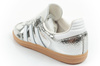Adidas Samba OG Damen-Sneaker, Silber, Modisches Leder