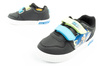 Leomil Sonic Leichte Kinder-Sneaker mit Klettverschluss, Schwarz