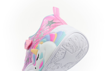 Skechers 302299L/PKTQ LED Kindersportschuhe, rosa.