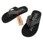 Wrangler Zane Flip-Flops für Herren, Grau 