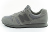 New Balance 373 Herren-Sneaker, modisches graues Leder und Wildleder