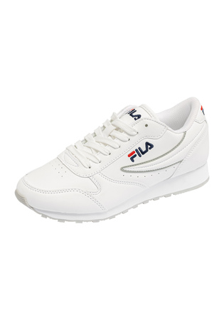 Fila Orbit Low Damen-Sneaker, modisch, bequem, leicht, Weiß, Grau