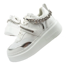 Karl Lagerfeld Anakapri Schuhe Sneakers Damen Sport Leder weiß [KL63543 01S]