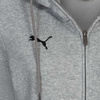 Puma TeamGoal 23 Casuals Damen-Kapuzenpullover mit Reißverschluss [657083 33], grau.