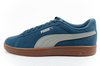 Puma Smash 3.0 Herren-Sneaker aus Leder, klassisch, modisches Blau