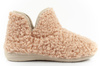 Scholl Maddy Bootie Damenhausschuhe [F309091002] isoliert, beige.