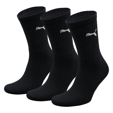 Puma Crew Socken [7312 200] 3er-Pack, schwarz.