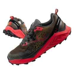 Joma Herren-Trailrunningschuhe Tundra mit Dämpfung, Khaki-Rot