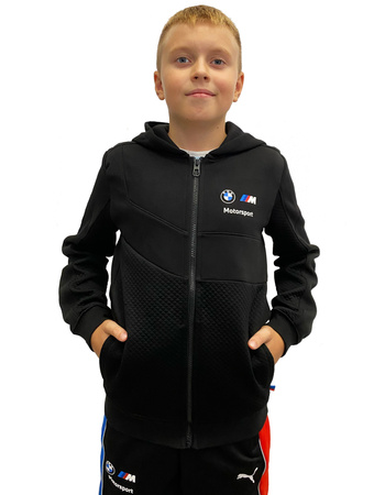 Puma BMW MMS Jungen Sport-Sweatshirt [535915 01], Schwarz.