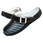 Clogs Flip-Flops medizinische Schuhe Abeba Leder [7212]