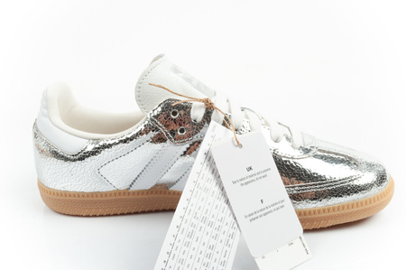 Adidas Samba OG Damen-Sneaker, Silber, Modisches Leder