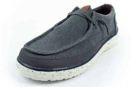 Wrangler Herrenschuhe, Makena Stone Mokassins, Blau, Modisches Marineblau