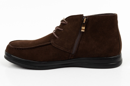 Elegante Herren-Ankle-Boots aus braunem Wildleder von Lee Cooper