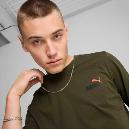 Herren T-Shirt Puma Ess+ 2 [674470 76] Sport T-Shirt, grün.