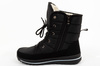 Progress Damen-Winterstiefel, Schwarz, Gefüttert, Lammfellfutter
