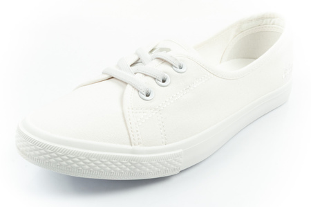 Lee Cooper Damen-Sneaker, weiße Slip-On-Ballerinas