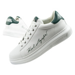 Karl Lagerfeld Herren-Sneaker Kapri, Weiß, Echtleder