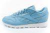 Reebok Classic Damen-Sportschuhe, blaue Sneaker, modisches Leder