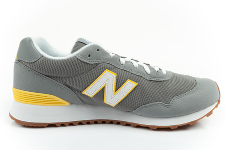 New Balance 515 Herren-Sneaker, modisch, bequem, Grau/Gelb