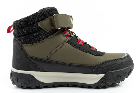 Lee Cooper Winter-Schneestiefel für Kinder, Klettverschluss-gefüttert, isoliert, modisches Khaki