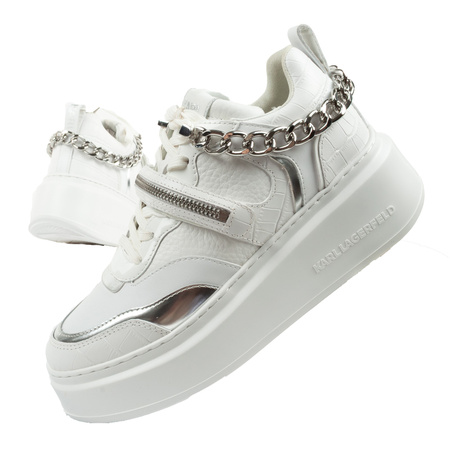 Karl Lagerfeld Anakapri Schuhe Sneakers Damen Sport Leder weiß [KL63543 01S]