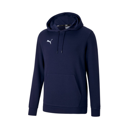 Puma Herren-Kapuzenpullover aus Baumwolle mit Kängurutasche in Marineblau
